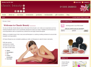 Classic Beauty Website